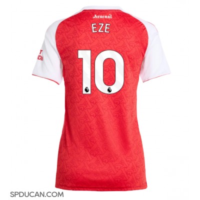 Zenski Nogometni Dres Arsenal Eberechi Eze #10 Domaci 2025-26 Kratak Rukav Zenski Nogometni Dres Arsenal Eberechi Eze #10 Domaci 2025-26 Kratak Rukav